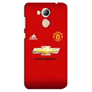 Силиконовые Чехлы принт Футбол на Huawei Honor 6c Pro (Man United)