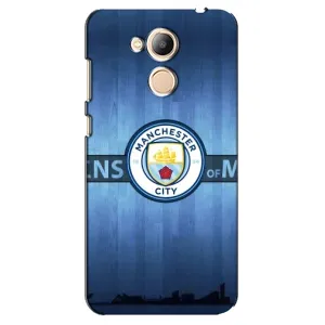 Силиконовые Чехлы принт Футбол на Huawei Honor 6c Pro (ManCity)