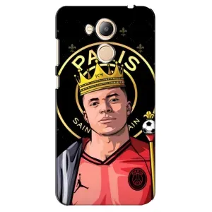 Чехол (TPU) с Футболистом на Huawei Honor 6c Pro (Mbappe King)