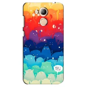 Силіконовий чохол з котиком для Huawei Honor 6c Pro (Mew)