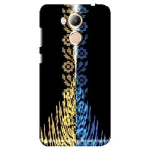 Силиконовый Чехол на Huawei Honor 6c Pro (Патриотическая вышиванка)