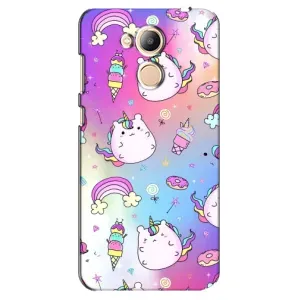 Чохол Unicorn на Huawei Honor 6c Pro (Веселка і Єдинорог)
