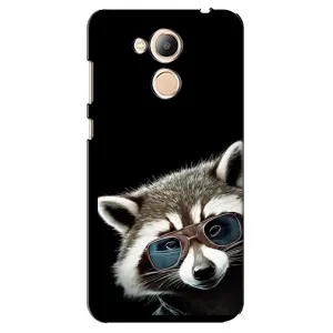 Силіконовий Чохол з Энотами на Huawei Honor 6c Pro (Стильний Єнот)