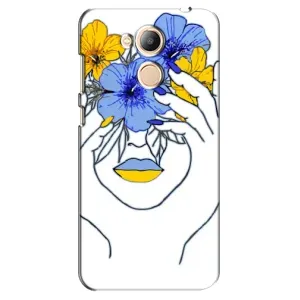 Чехол на Huawei Honor 6c Pro Украинский дизайн (Украинка на всю голову)