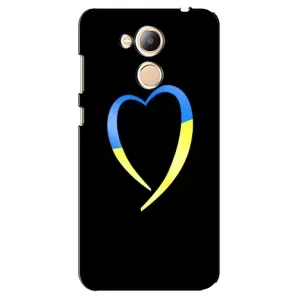 Силиконовый Чехол на Huawei Honor 6c Pro (Я-Украина) (Украинское сердце)