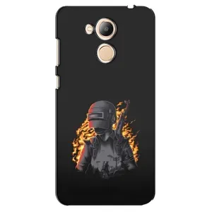 Чохол з картинкою "Герой Pubg" на Huawei Honor 6c Pro (В полум'ї)