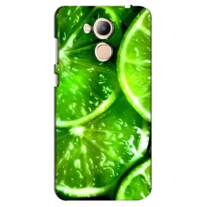 Чехол с изображением вкусной еды для Huawei Honor 6c Pro (Яркий ЛАЙМ)