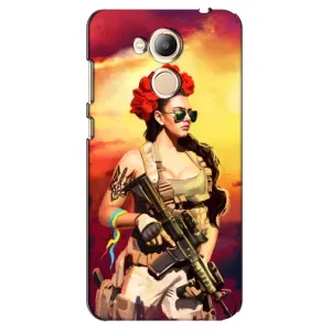 ЗСУ Чохли (TPU) для Huawei Honor 6c Pro (Жінка солдат)