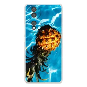 Чехол с изображением вкусной еды для Huawei Honor 70 (Ананас)