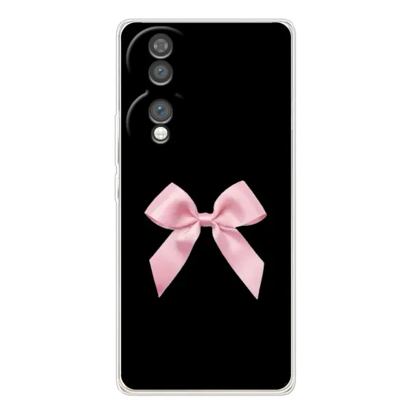 Чехол с рисунком «Бант на черном» для Huawei Honor 70 Чехол с рисунком «Бант на черном» для Huawei Honor 70