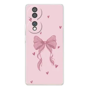 Чохол банти для Huawei Honor 70 (Бант на рожевому)