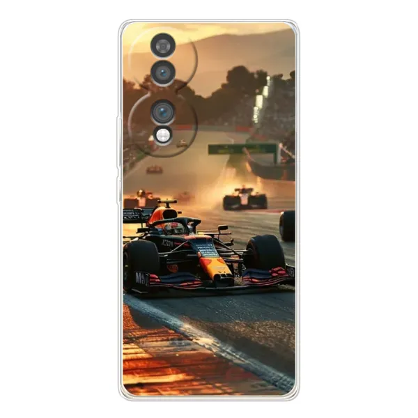 Чехол с рисунком «Чемпионат ф1» для Huawei Honor 70 Чехол с рисунком «Чемпионат ф1» для Huawei Honor 70