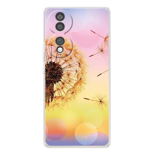 Чехол с рисунком «Цветок-одуванчик» для Huawei Honor 70 Чехол с рисунком «Цветок-одуванчик» для Huawei Honor 70