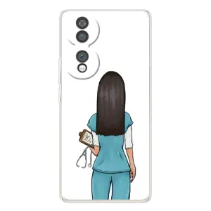 Силиконовый бампер (Работники) на Huawei Honor 70 (Доктор)