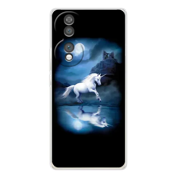 Чехол с рисунком «Единорог» для Huawei Honor 70 Чехол с рисунком «Единорог» для Huawei Honor 70