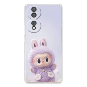 Чохол з принтом Лабубу для Huawei Honor 70 (Фіолетовий Лабубу)