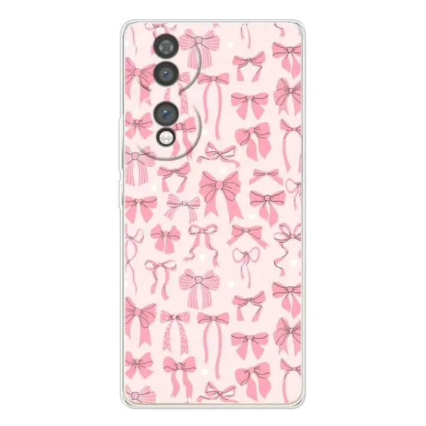 Чехол с рисунком «Фон бантики» для Huawei Honor 70 Чехол с рисунком «Фон бантики» для Huawei Honor 70