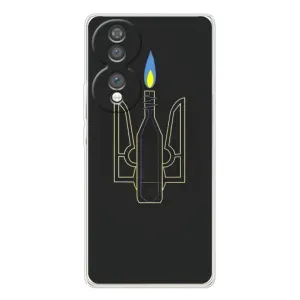 Чехол с картинкой (Патриотический ГЕРБ) на Huawei Honor 70 (Герб - Молотова)