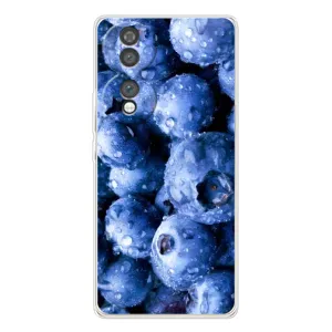 Чехол с изображением вкусной еды для Huawei Honor 70 (Голубика)