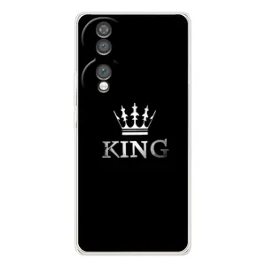 Чохол (Корона на чорному фоні) для Хuавеі Хонор 70 (KING)