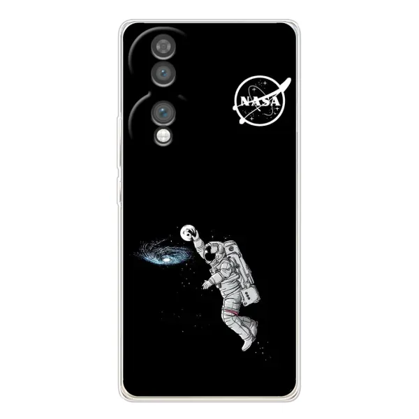 Чехол с рисунком «Космонавт баскетболист» для Huawei Honor 70