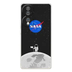 Силиконовый бампер с принтом "Наса" на Huawei Honor 70 (Космонавт NASA)