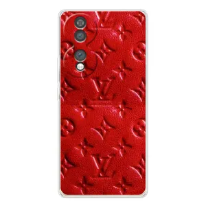 Текстурний Чохол Louis Vuitton для Хuавеі Хонор 70 (Червоний ЛВ)