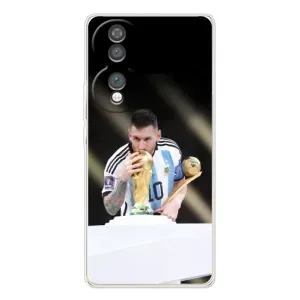 Чехлы Лео Месси Аргентина для Huawei Honor 70 (Кубок Мира)