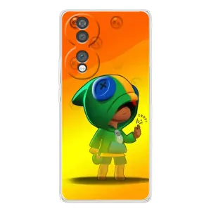 Чехол Бравл Старс для Huawei Honor 70 (LEON в кофте)