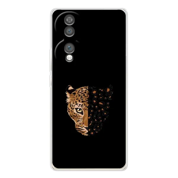 Чехол с рисунком «Леопард на черном» для Huawei Honor 70 Чехол с рисунком «Леопард на черном» для Huawei Honor 70
