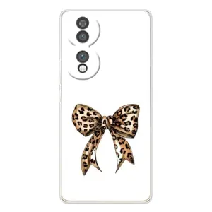 Чохол банти для Huawei Honor 70 (Леопардовий бант)