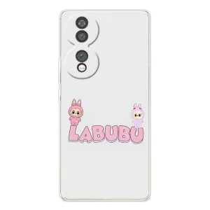 Чохол з принтом Лабубу для Huawei Honor 70 (Логотип Лабубу)