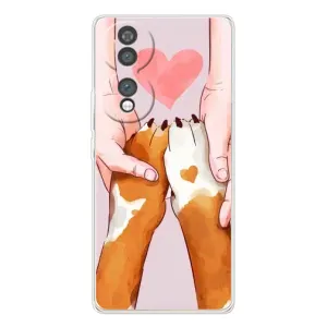 Чехол (ТПУ) Милые собачки для Huawei Honor 70 (Любовь к собакам)