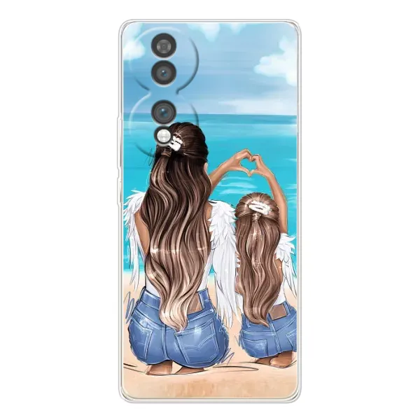 Чехол с рисунком «Мама и дочь» для Huawei Honor 70 Чехол с рисунком «Мама и дочь» для Huawei Honor 70