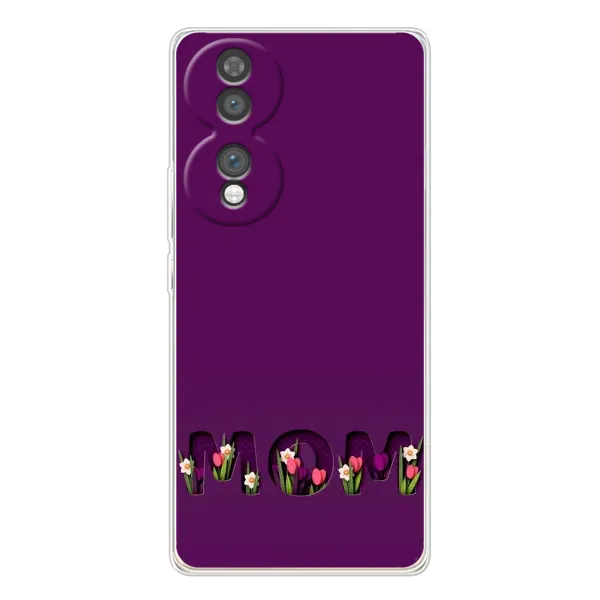 Чехол с рисунком «Мама с цветами» для Huawei Honor 70 Чехол с рисунком «Мама с цветами» для Huawei Honor 70