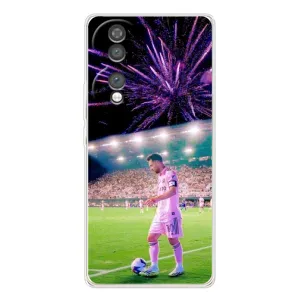 Чехлы Лео Месси в Майами на Huawei Honor 70 (Месси в Майами)