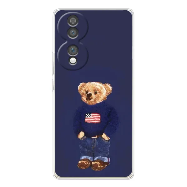 Чехол с рисунком «Мишка USA» для Huawei Honor 70