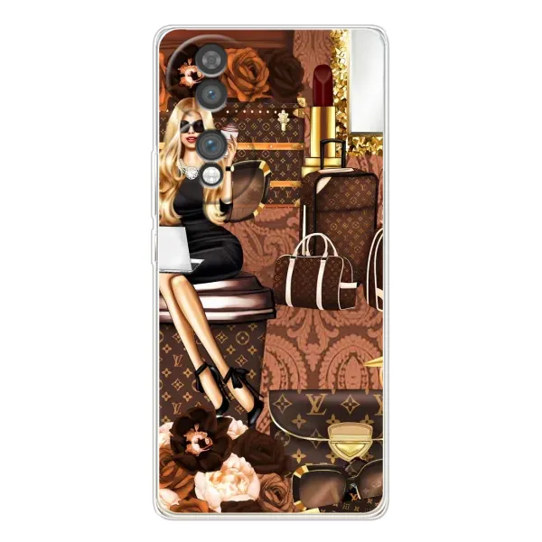 Чехол с рисунком «Мода Луи Виттон» для Huawei Honor 70 Чехол с рисунком «Мода Луи Виттон» для Huawei Honor 70