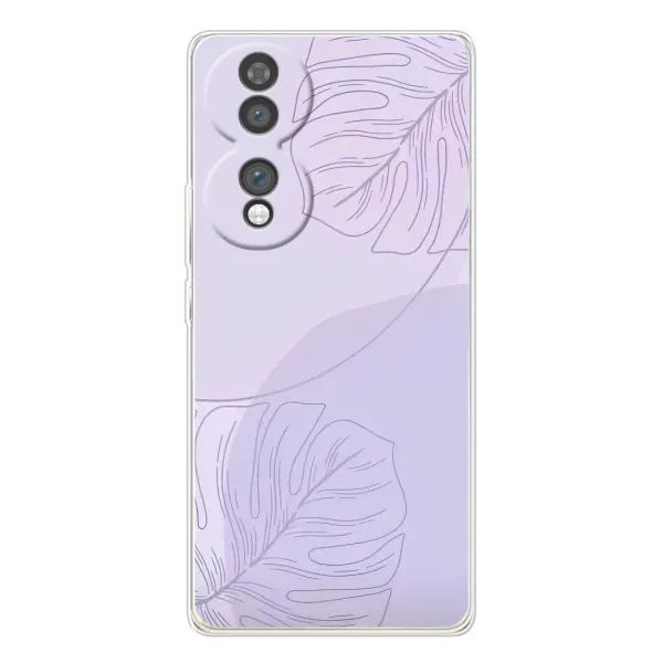 Чехол с рисунком «Монстера фиолетовая» для Huawei Honor 70 Чехол с рисунком «Монстера фиолетовая» для Huawei Honor 70