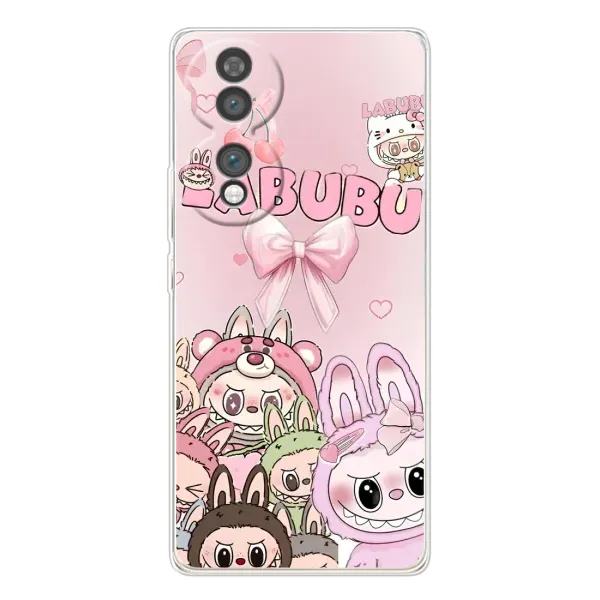 Чехол с рисунком «Монстры Лабубу» для Huawei Honor 70 Чехол с рисунком «Монстры Лабубу» для Huawei Honor 70
