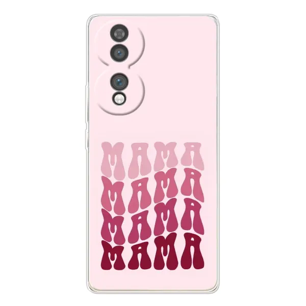 Чехол с рисунком «Надпись мама» для Huawei Honor 70 Чехол с рисунком «Надпись мама» для Huawei Honor 70