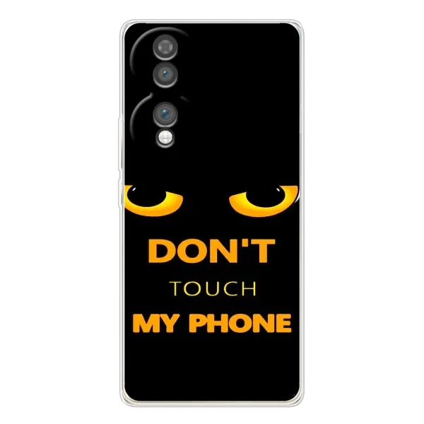 Чохол з малюнком «Не чіпай мій телефон» для Huawei Honor 70 Чохол з малюнком «Не чіпай мій телефон» для Huawei Honor 70