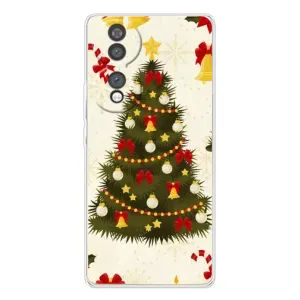 Чехол Новогодняя Елка на Huawei Honor 70 (Новогодний принт)