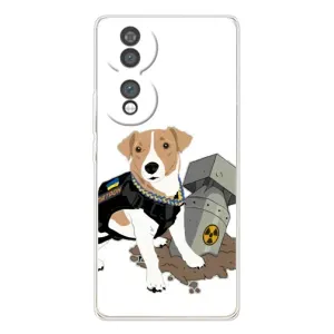 Чехол с принтом Собаки Патрон для Huawei Honor 70 (Пёс Патрон с ракетой)
