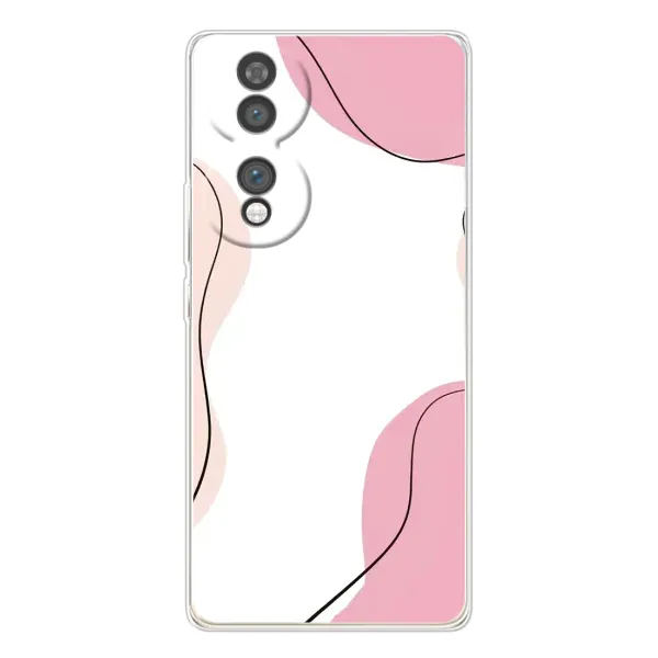 Чехол с рисунком «Розовый фон» для Huawei Honor 70 Чехол с рисунком «Розовый фон» для Huawei Honor 70