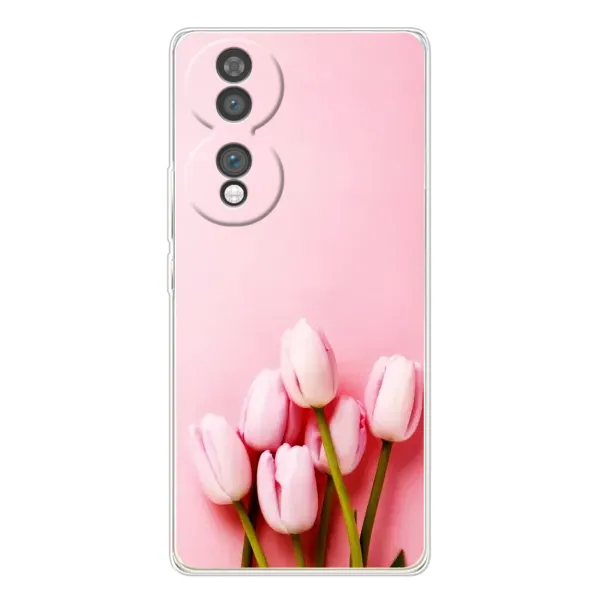 Чехол с рисунком «Розовые тюльпаны» для Huawei Honor 70 Чехол с рисунком «Розовые тюльпаны» для Huawei Honor 70