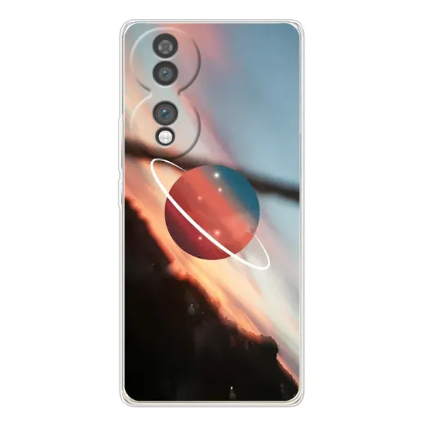 Чехол с рисунком «Сатурн» для Huawei Honor 70 Чехол с рисунком «Сатурн» для Huawei Honor 70