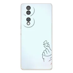 Чохол (Знак сердечка) для Huawei Honor 70 (Сердечко на блакитному)