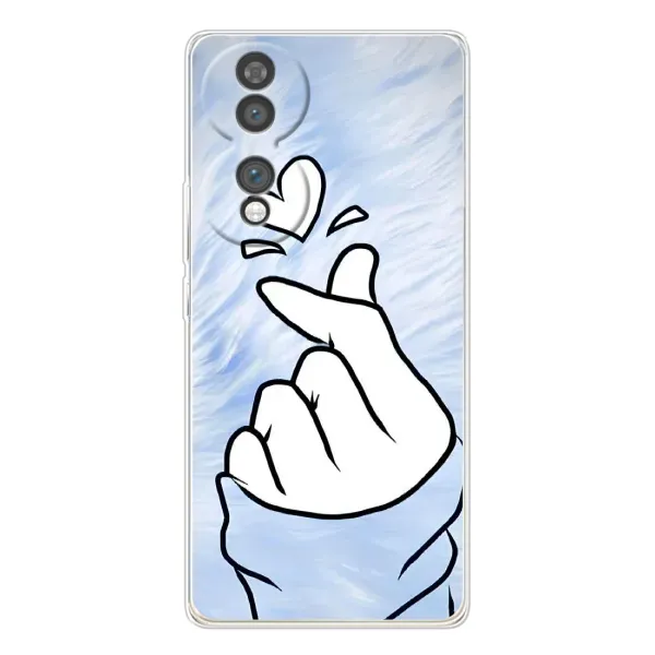 Чехол с рисунком «Сердечка знак» для Huawei Honor 70 Чехол с рисунком «Сердечка знак» для Huawei Honor 70