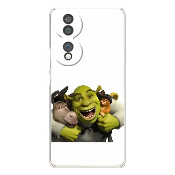 Чехол с рисунком «Шрек осел и кот» для Huawei Honor 70 Чехол с рисунком «Шрек осел и кот» для Huawei Honor 70